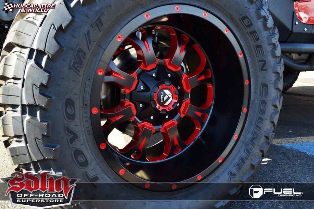 vehicle gallery/jeep wrangler fuel krank d517 0X0  Matte Black & Milled wheels and rims