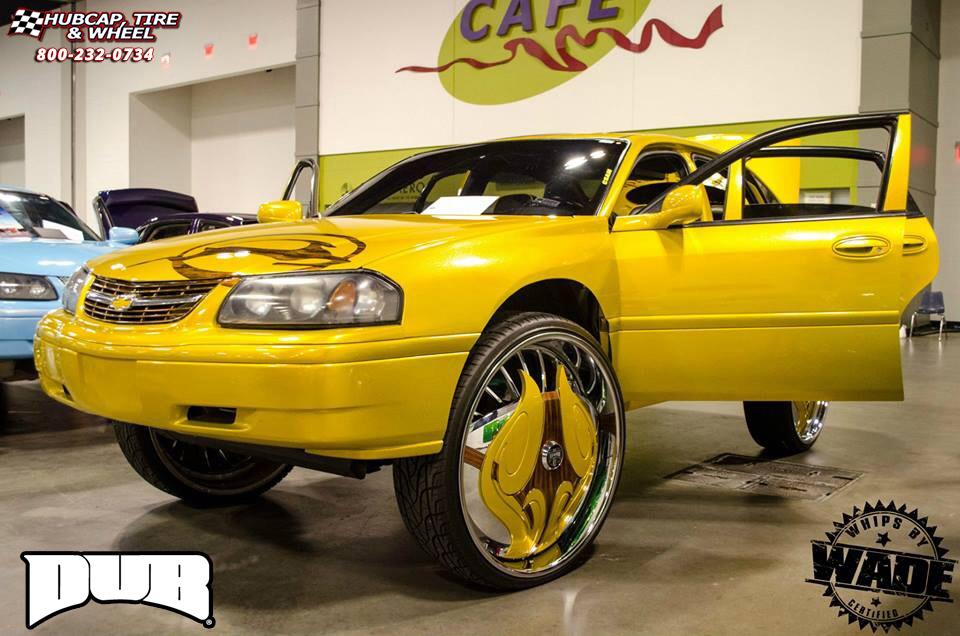 vehicle gallery/chevrolet impala dub s604 nocturnus  Chrome wheels and rims