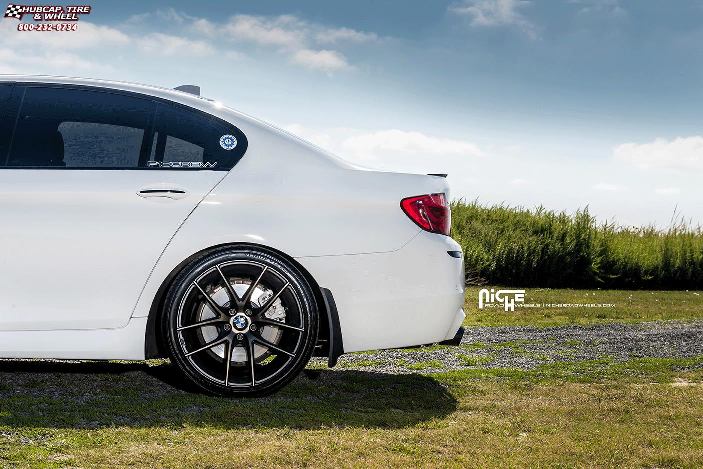 vehicle gallery/bmw 550i niche targa m129 20x10  Anthracite wheels and rims