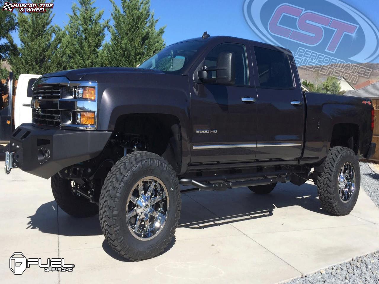 vehicle gallery/chevrolet silverado fuel nutz d540 0X0  Chrome wheels and rims