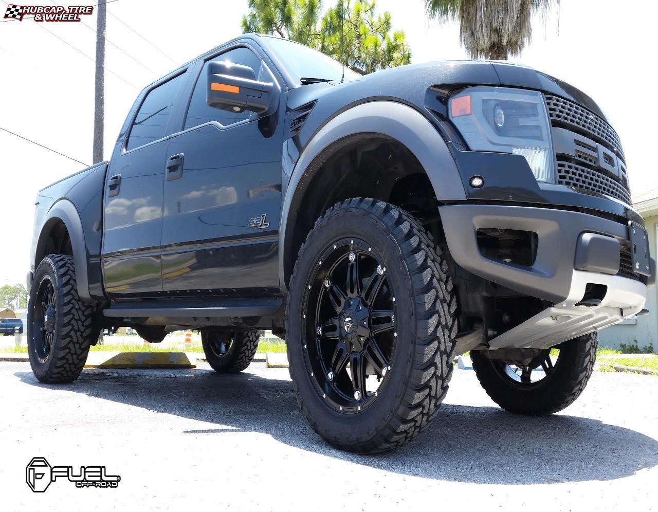 vehicle gallery/ford f 150 fuel hostage d531 0X0 Matte Black wheels and rims