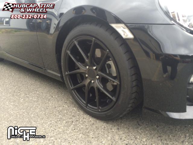 vehicle gallery/subaru br2 niche targa m130  Black & Machined with Dark Tint wheels and rims