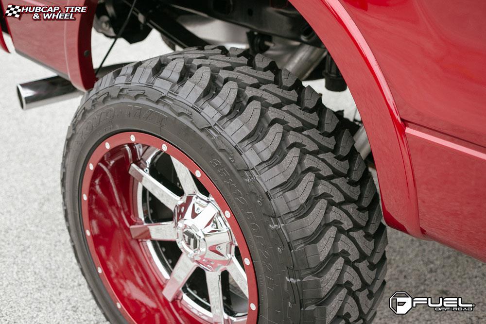 vehicle gallery/ford f 150 fuel maverick d260 0X0  Chrome with Gloss Black Lip wheels and rims