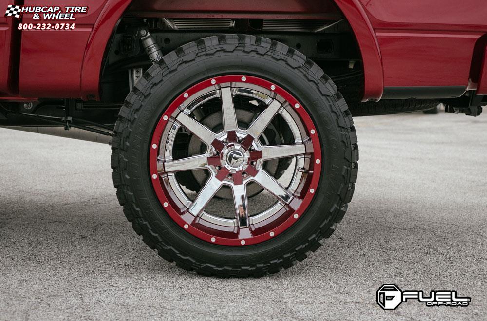 vehicle gallery/ford f 150 fuel maverick d260 0X0  Chrome with Gloss Black Lip wheels and rims