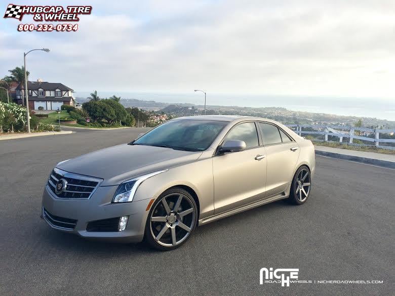 vehicle gallery/cadillac ats niche verona m149  Anthracite wheels and rims