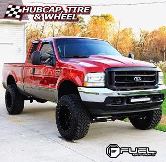 vehicle gallery/ford f 250 fuel hostage d531 0X0  Matte Black wheels and rims