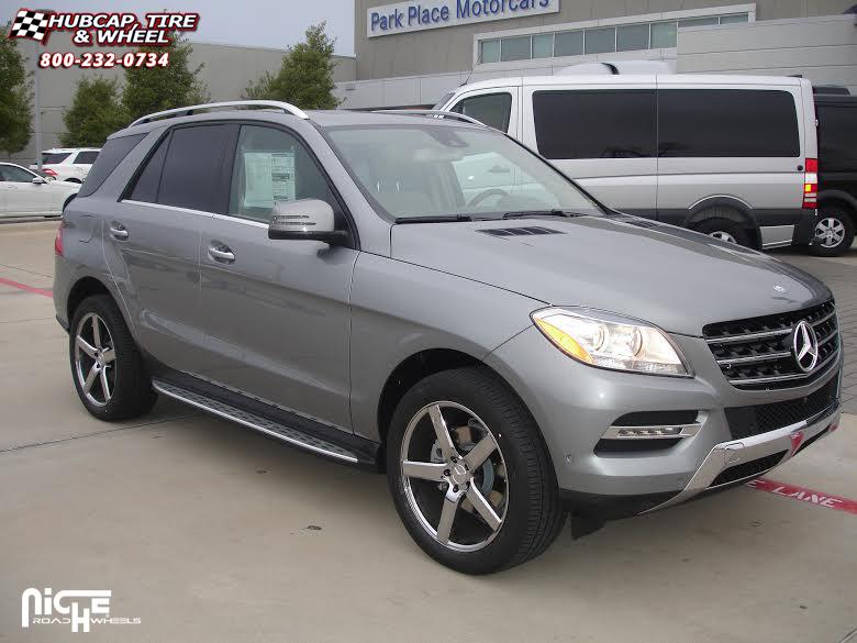 vehicle gallery/mercedes benz ml350 niche milan m136  PVD wheels and rims