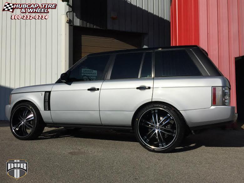 vehicle gallery/land rover range rover dub phase 6 s108  Black & Machined Face wheels and rims
