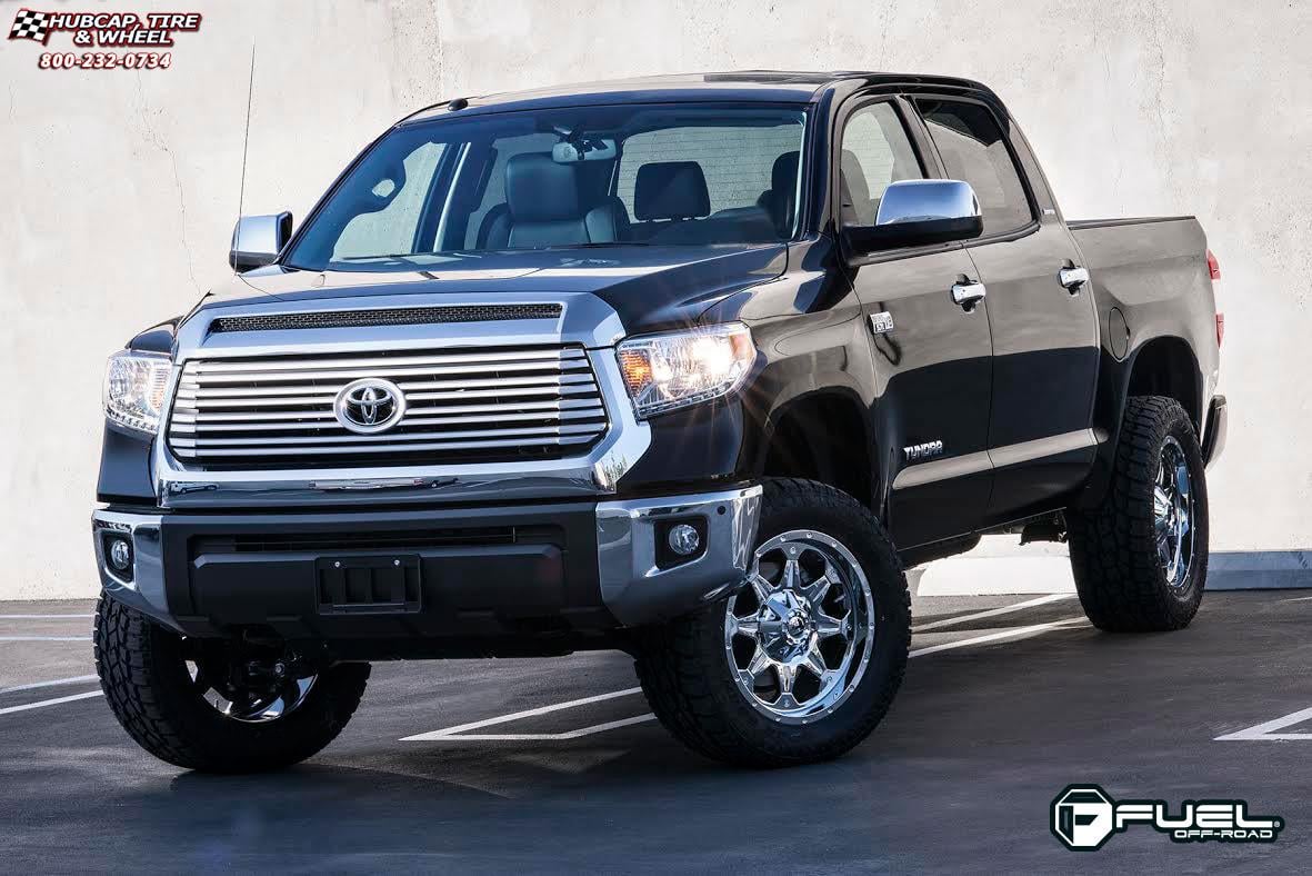 vehicle gallery/toyota tundra fuel boost d533 0X0  PVD Chrome wheels and rims