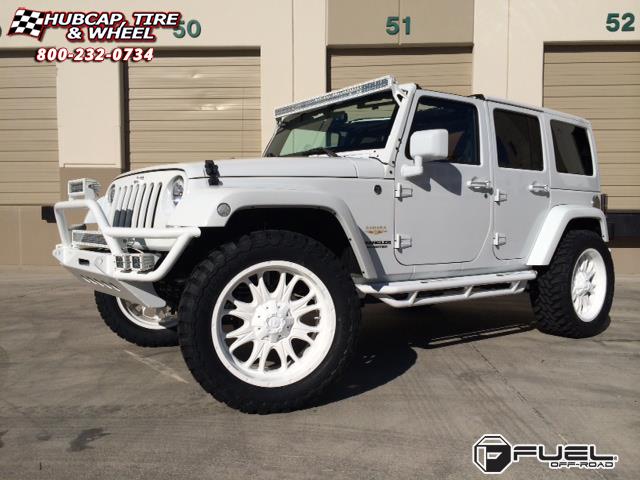 vehicle gallery/jeep wrangler fuel throttle d513 22X9  Matte Black & Milled wheels and rims