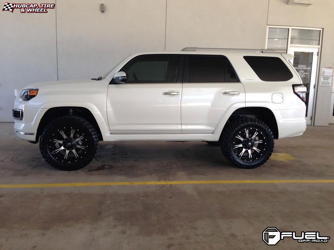 vehicle gallery/toyota 4 runner fuel nutz d541 0X0  Black & Machined wheels and rims