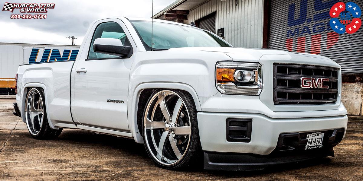 vehicle gallery/gmc sierra us mags torque 6 u462 26X9  Polished wheels and rims