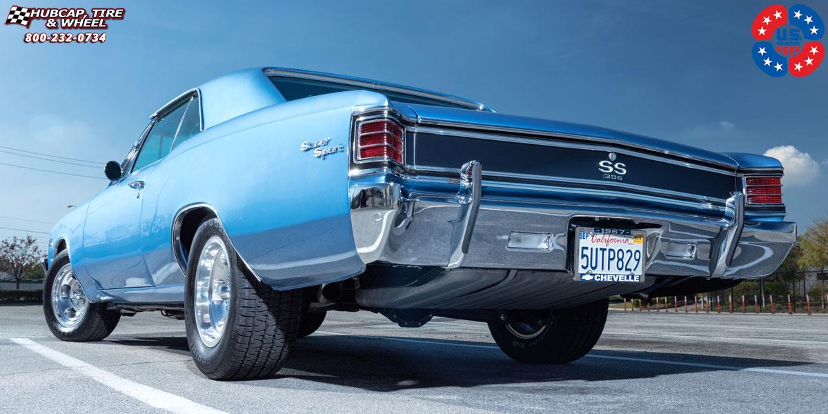 vehicle gallery/chevrolet chevelle us mags indy u101 15X7  Polished wheels and rims