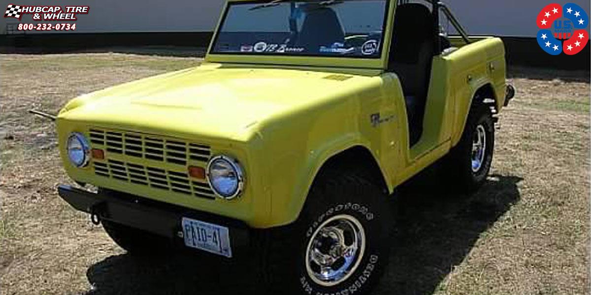 vehicle gallery/ford bronco us mags indy u101 truck 15X7  Polished wheels and rims