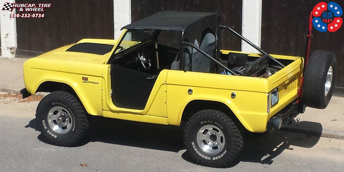 vehicle gallery/ford bronco us mags indy u101 truck 15X7  Polished wheels and rims