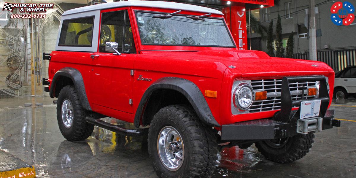 vehicle gallery/ford bronco us mags indy u101 15X8  Polished wheels and rims