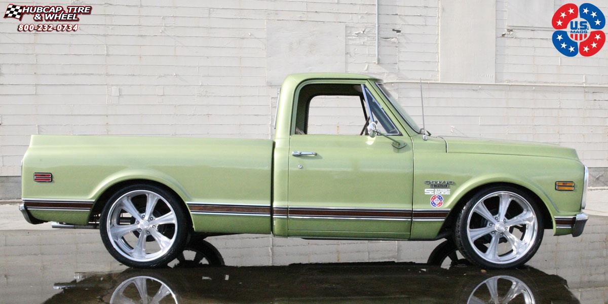 vehicle gallery/chevrolet c10 us mags milner u215 22X9  Brushed wheels and rims