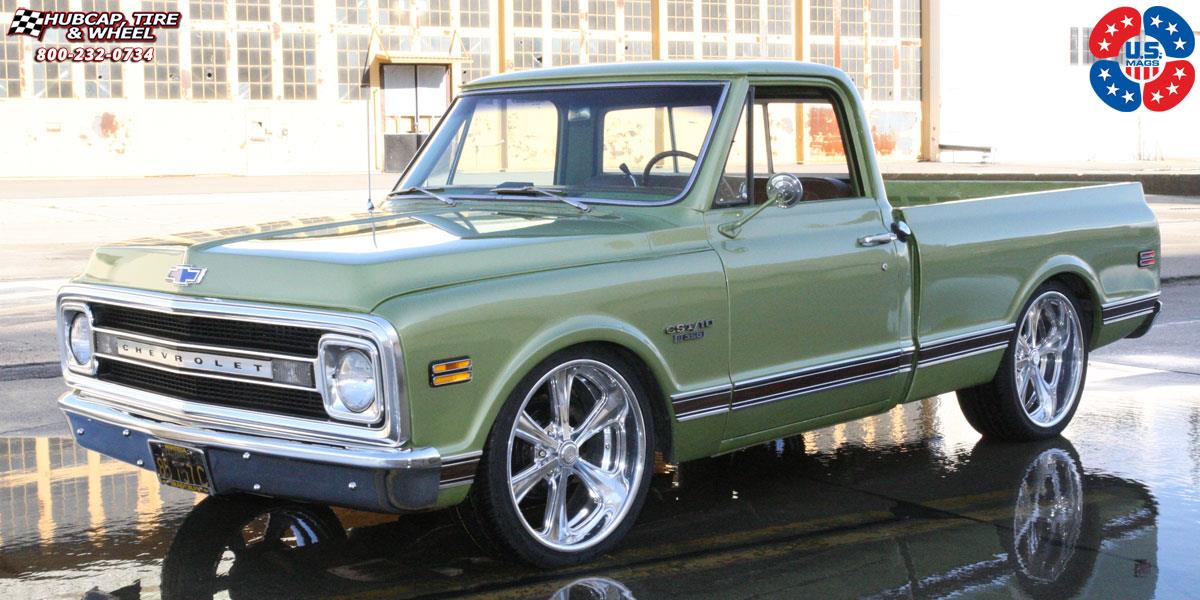 vehicle gallery/chevrolet c10 us mags milner u214 22X10  Polished wheels and rims