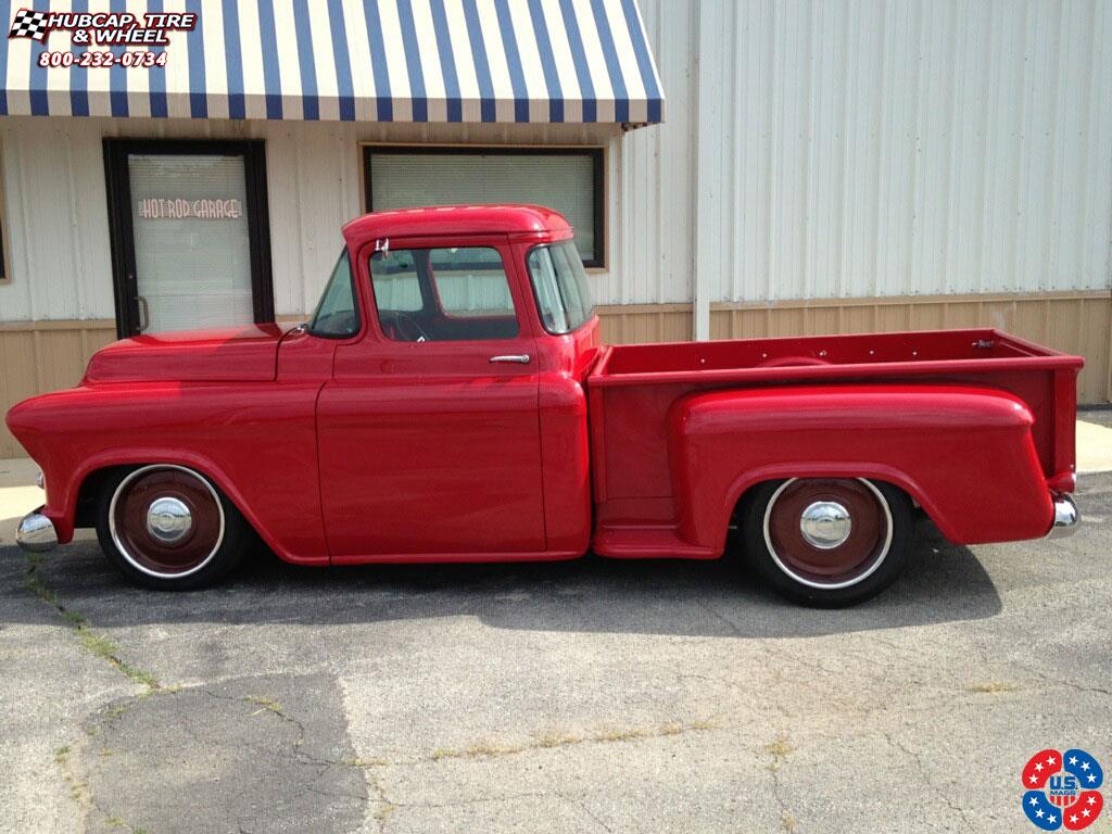 vehicle gallery/chevrolet 3100 us mags plain jane u601 19X8  Gloss Grey wheels and rims