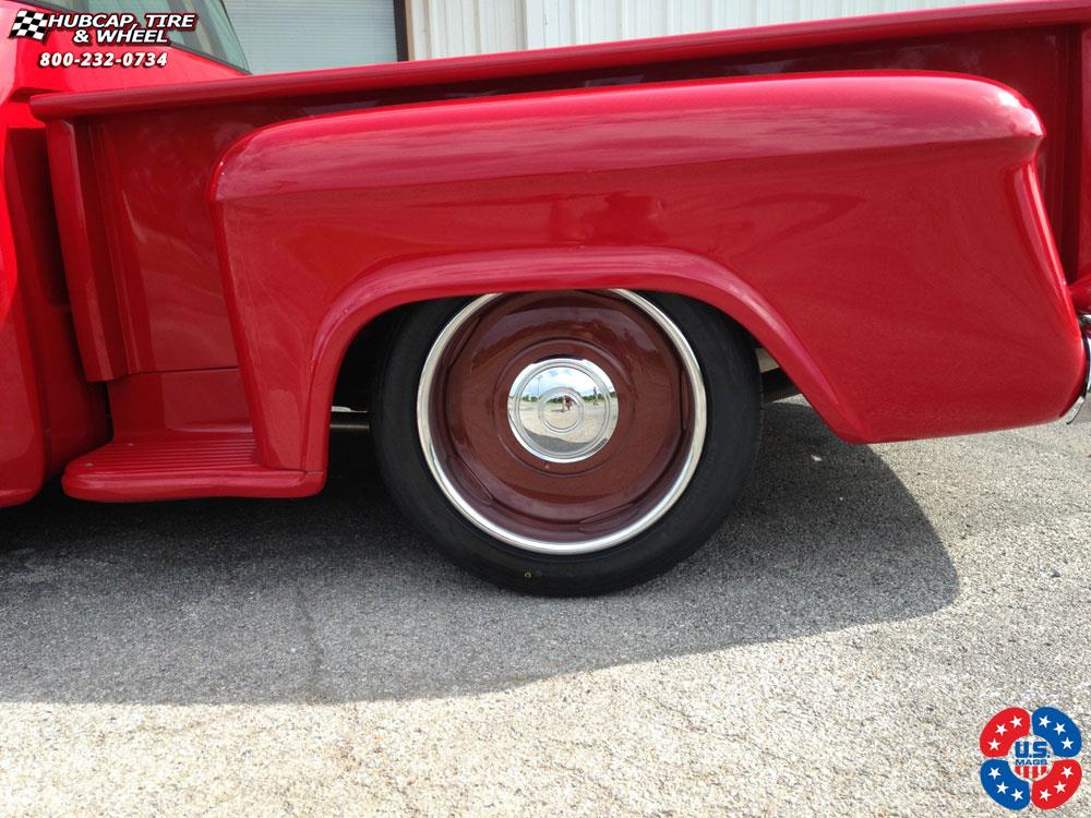 vehicle gallery/chevrolet 3100 us mags plain jane u601 19X8  Gloss Grey wheels and rims