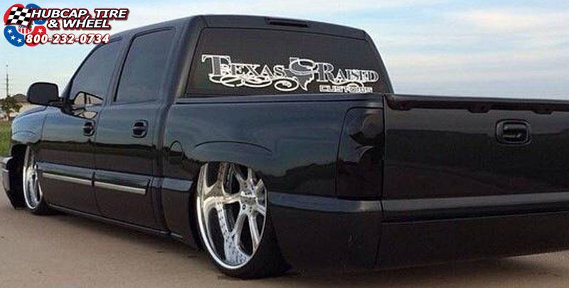 vehicle gallery/chevrolet silverado us mags el rey u459 26X9  Raw Polish w/ Hi Luster polish windows wheels and rims