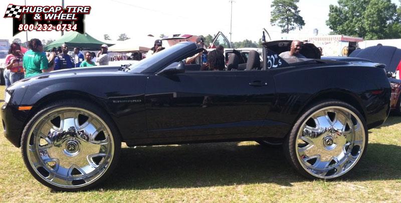 vehicle gallery/chevrolet camaro dub s750 bandito  Chrome wheels and rims