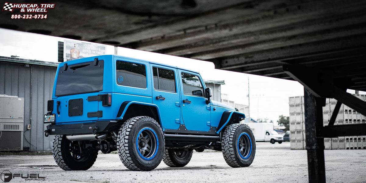vehicle gallery/jeep wrangler fuel anza d558 20X10  Matte Anthracite | Color Match Ring wheels and rims