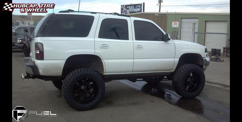 vehicle gallery/gmc yukon fuel krank d517 0X0  Matte Black & Milled wheels and rims