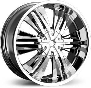 20x9 Cruiser Alloy Threshold Chrome RWD