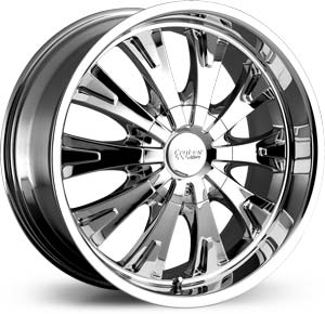 18x7.5 Cruiser Alloy Cake Chrome HPO