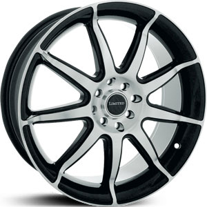 17x7 Limited 475 Black Machined FWD