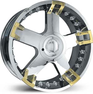 Player 712 Chrome / Gold Accents