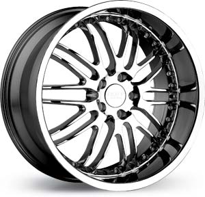20x8.5 Ruff Racing R281 Chrome HPO