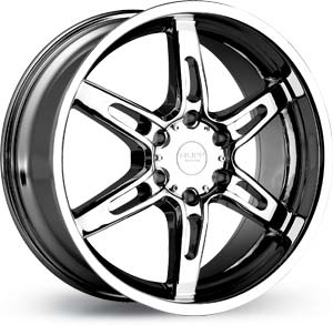20x9 Ruff Racing R286 Chrome RWD