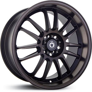 17x7 Konig Runaway Shadow Black HPO