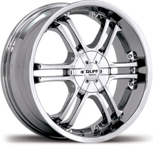17x7.5 Ruff Racing R934 Chrome HPO