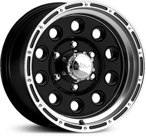 15x8 Ultra Baja Champ 185 Black / Machined REV