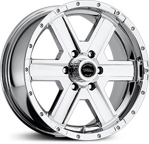 16x8 American Racing Element Chrome MID