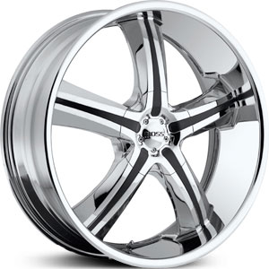 22x9.5 Boss 334 Chrome RWD