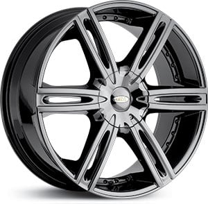 22x9.5 Diamo 39 Karat Black Pvd HPO