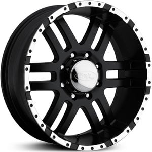 18x8.5 Eagle Alloy 079 Black MID