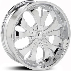 18x7.5 Starr 809 Chrome FWD