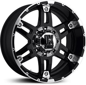 17x9 XD Series XD797 Spy Gloss Black / Machined Lip REV