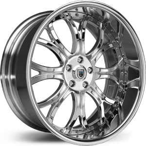 24" Asanti AF 154 Chrome RWD