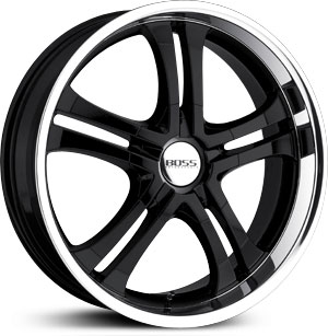 20x8.5 Boss 327 Black MID