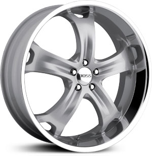 22x9 Boss 329 Silver HPO