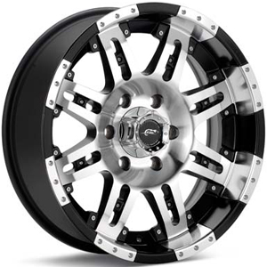 18x9 Dale Earnhardt Jr Cannon 1091 Gloss Black/Machined REV