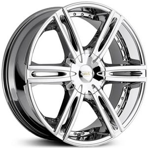 22x9.5 Diamo 39 Karat Black Chrome HPO