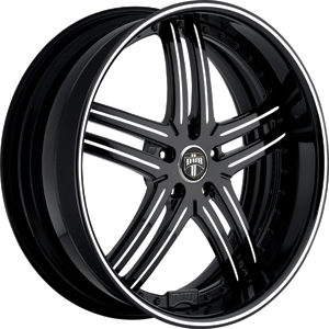 20  Dub X-100 Black RWD