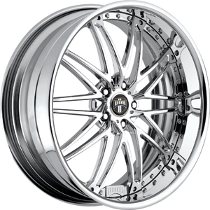 19  Dub X-130 Chrome RWD